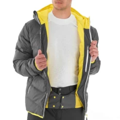 WEDZE VESTE DE SKI HOMME SKI-P JKT 500 WARM GRISE -Sportmania veste de ski homme ski p jkt 500 warm grise 4