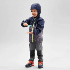 Quechua Veste Imperméable De Randonnée Enfant - MH150 - 2-6 Ans -Sportmania veste impermeable de randonnee mh150 bleueslashgrise enfant 2 6 ans 3