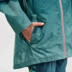 Quechua Veste Imperméable De Randonnée - MH150 Turquoise - Enfant 7-15 Ans 15 Quechua Veste Imperméable De Randonnée - MH150 Turquoise - Enfant 7-15 Ans -Sportmania veste impermeable de randonnee mh150 turquoise enfant 7 15 ans 6
