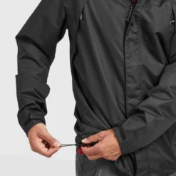 Quechua Veste Légère Imperméable De Randonnée - MH100 - Homme -Sportmania veste impermeable de randonnee montagne mh100 homme 2