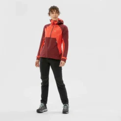 Quechua Veste Imperméable De Randonnée Montagne - MH500 - Femme -Sportmania veste impermeable de randonnee montagne mh500 femme 1