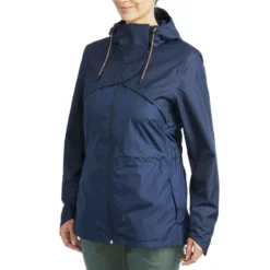 Quechua Veste Imperméable De Randonnée Nature - NH500 Imper - Femme -Sportmania veste impermeable de randonnee nature nh500 imper femme 3