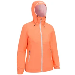 Tribord Veste Imperméable De Voile Femme SAILING 100 Corail Fluo
