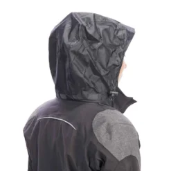 Veste Imperméable équitation Femme 500 Gris Foncé Et Motifs Chevron -Sportmania veste impermeable equitation femme 500 gris fonce et motifs chevron 7