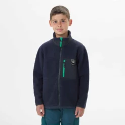 Quechua VESTE POLAIRE CHAUDE DE RANDONNEE - MH500 BLEUE MARINE - ENFANT 7-15 ANS -Sportmania veste polaire chaude de randonnee mh500 bleue marine enfant 7 15 ans 2