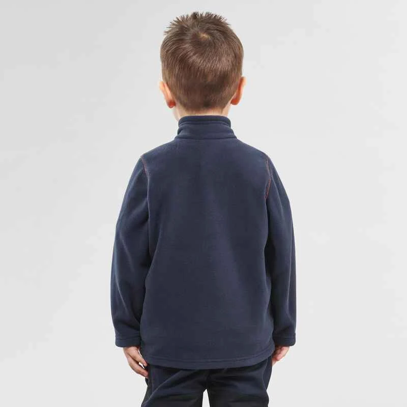 Quechua Veste Polaire De Randonnée - MH150 Bleu Marine - Enfant 2-6 Ans 3 Quechua Veste Polaire De Randonnée - MH150 Bleu Marine - Enfant 2-6 Ans – Image 3