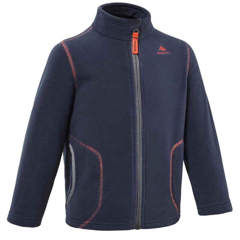 Quechua Veste Polaire De Randonnée - MH150 Bleu Marine - Enfant 2-6 Ans 1 Quechua Veste Polaire De Randonnée - MH150 Bleu Marine - Enfant 2-6 Ans