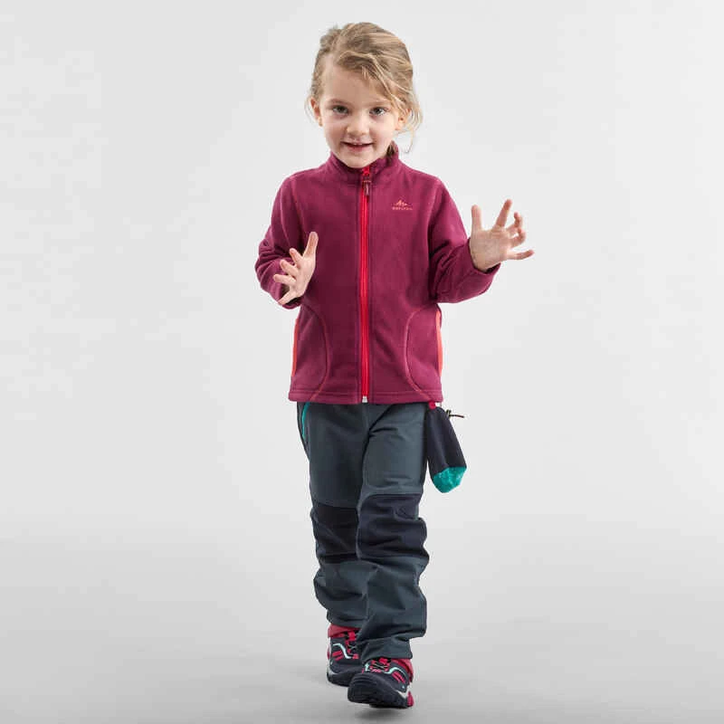 Quechua Veste Polaire De Randonnée - MH150 Violette - Enfant 2-6 Ans 4 Quechua Veste Polaire De Randonnée - MH150 Violette - Enfant 2-6 Ans – Image 4