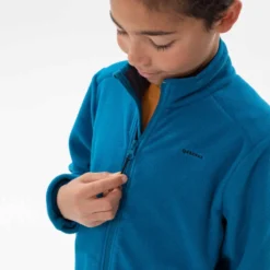 Quechua Veste Polaire De Randonnée - MH150 Bleue - Enfant 7-15 Ans -Sportmania veste polaire de randonnee mh150 grise enfant 7 15 ans 5