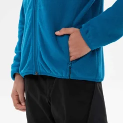 Quechua Veste Polaire De Randonnée - MH150 Bleue - Enfant 7-15 Ans -Sportmania veste polaire de randonnee mh150 grise enfant 7 15 ans 6