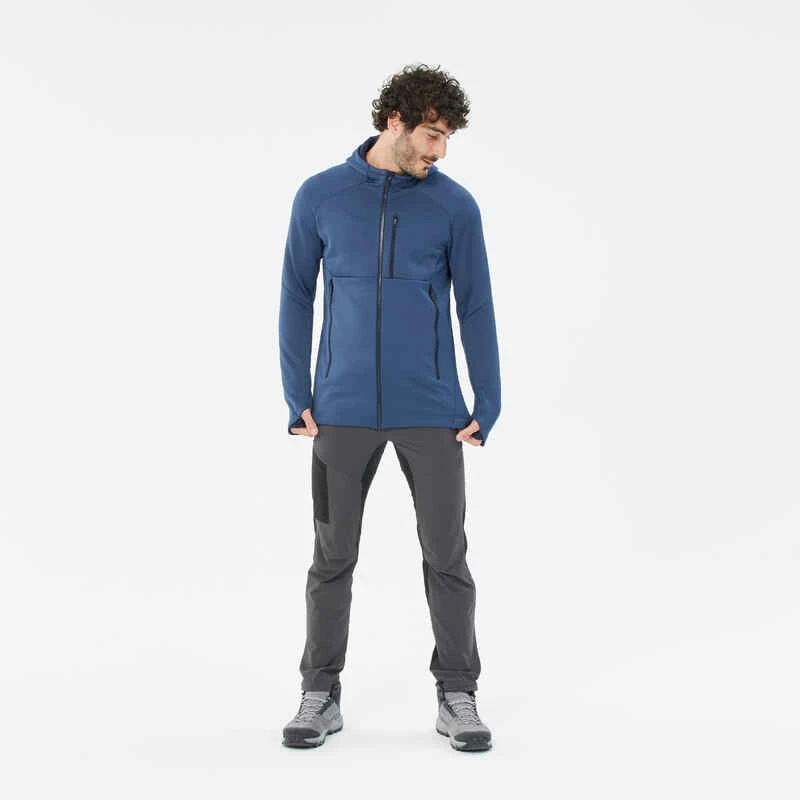 Quechua Veste Polaire De Randonnée - MH520 Hood - Homme 2 Quechua Veste Polaire De Randonnée - MH520 Hood - Homme – Image 2