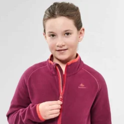 Quechua Veste Polaire De Randonnée - MH150 Violette - Enfant 7-15 Ans -Sportmania veste polaire randonnee enfant mh150 turquoise 4