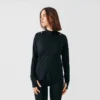 Kalenji VESTE DE RUNNING FEMME RUN DRY NOIR