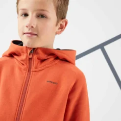 Artengo Veste Thermique Tennis Garçon - TJK TH Rouge -Sportmania veste thermique tennis garcon gris 2
