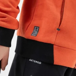 Artengo Veste Thermique Tennis Garçon - TJK TH Rouge -Sportmania veste thermique tennis garcon gris 4