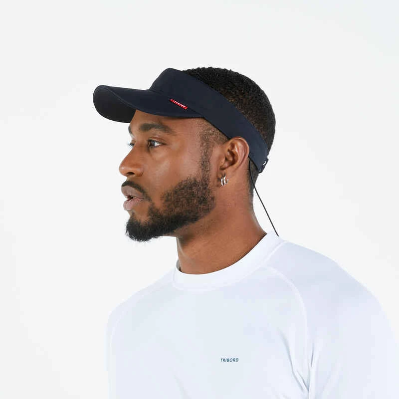 Tribord Visière Voile Homme, Femme, Enfant Sailing 500 Noir 3 Tribord Visière Voile Homme, Femme, Enfant Sailing 500 Noir – Image 3