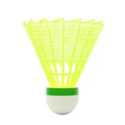 Volant De Badminton En Plastique PSC 100 X 3 - Blanc/Gris/Orange -Sportmania volant de badminton en plastique psc 100 x 3 blancslashgrisslashorange 13