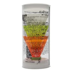 Volant De Badminton En Plastique PSC 100 X 3 - Blanc/Gris/Orange -Sportmania volant de badminton en plastique psc 100 x 3 blancslashgrisslashorange 15