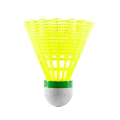 Volant De Badminton En Plastique PSC 100 X 3 - Blanc/Gris/Orange -Sportmania volant de badminton en plastique psc 100 x 3 blancslashgrisslashorange 16