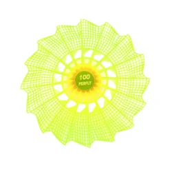 Volant De Badminton En Plastique PSC 100 X 3 - Blanc/Gris/Orange -Sportmania volant de badminton en plastique psc 100 x 3 blancslashgrisslashorange 7