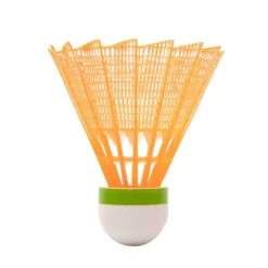 Volant De Badminton En Plastique PSC 100 X 3 - Blanc/Gris/Orange -Sportmania volant de badminton en plastique psc 100 x 3 blancslashgrisslashorange 8