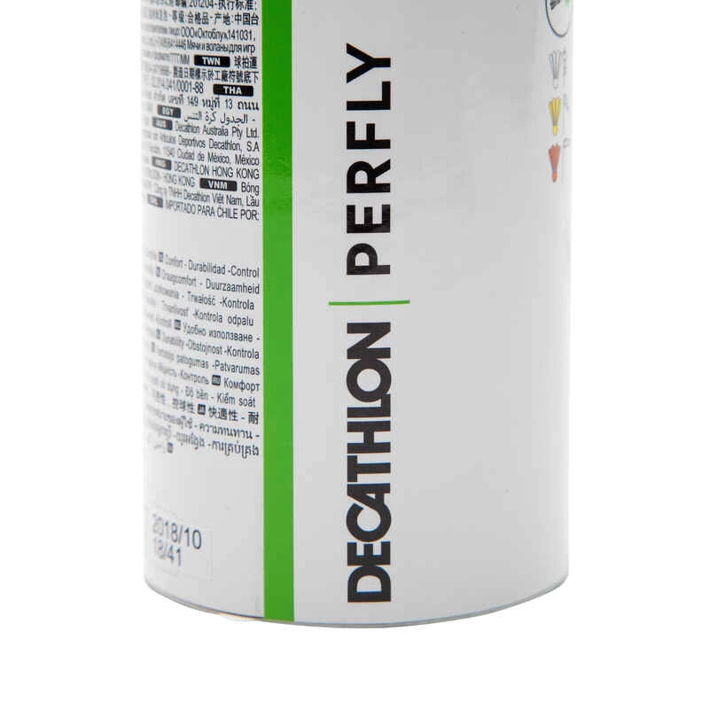 Volant De Badminton Extérieur PSC 130 X 3 - Blanc/jaune /orange 6 Volant De Badminton Extérieur PSC 130 X 3 - Blanc/jaune /orange – Image 6