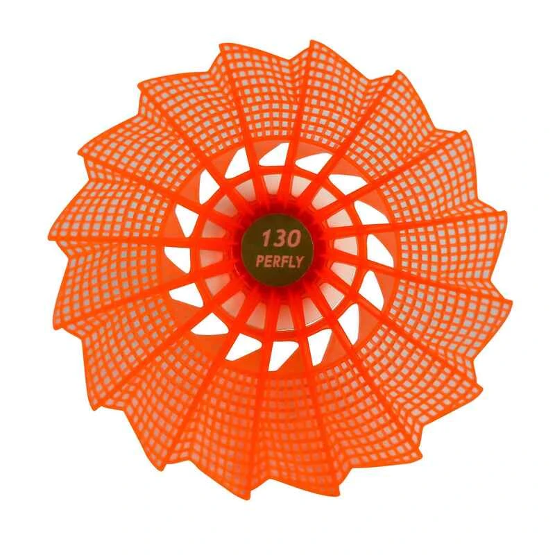 Volant De Badminton Extérieur PSC 130 X 3 - Blanc/jaune /orange 9 Volant De Badminton Extérieur PSC 130 X 3 - Blanc/jaune /orange – Image 9