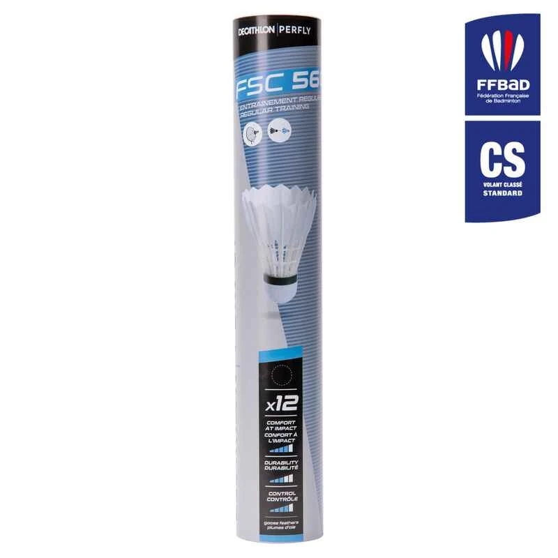 Volant Plume De Badminton FSC 560 X 12 Vitesse 78 2 Volant Plume De Badminton FSC 560 X 12 Vitesse 78 – Image 2