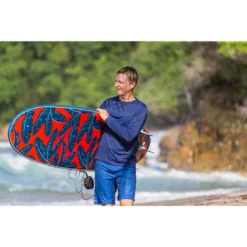 WATER Tee SHIRT Top Anti UV Surf Manches Longues Homme Bleu -Sportmania water tee shirt top anti uv surf manches longues homme bleu 5